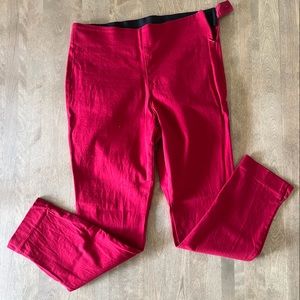 Size 6 Old Navy Red Stretch Dress Pant